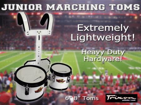 Junior Marching Toms – 6″ & 8″